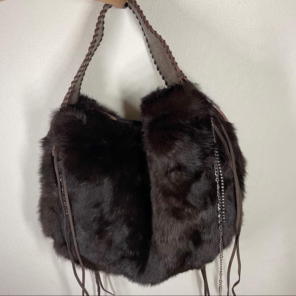 Fur purse
